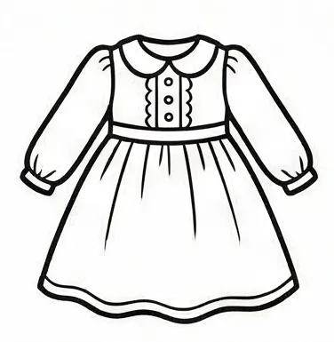 a drawing of a dress.webp